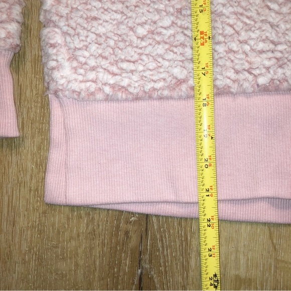 Pink Victoria's Secret Fleece Sweater | half zip pullover | Size Large - Picture 8 of 9